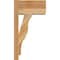 Ekena Millwork Funston Block Rough Sawn Outlooker, Western Red Cedar, 8"W x 14"D x 26"H OUT08X14X26FST05RWR - alternate 2